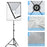 PULUZ PU5070 50x70cm Softbox Lighting Kit 30W E27 LED Studio Light Bulb with Adjustable Light Stand - EU Plug - 4