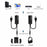 D15 Audio Converter Adapter Cable Coaxial/Optical Fiber/3.5mm/USB Interface DAC - Coaxial - 7