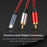 0.5m USB Type-C to 2 RCA Male Audio Cable for Mobile Phone Tablet Connection to Speaker/Amplifier - 7