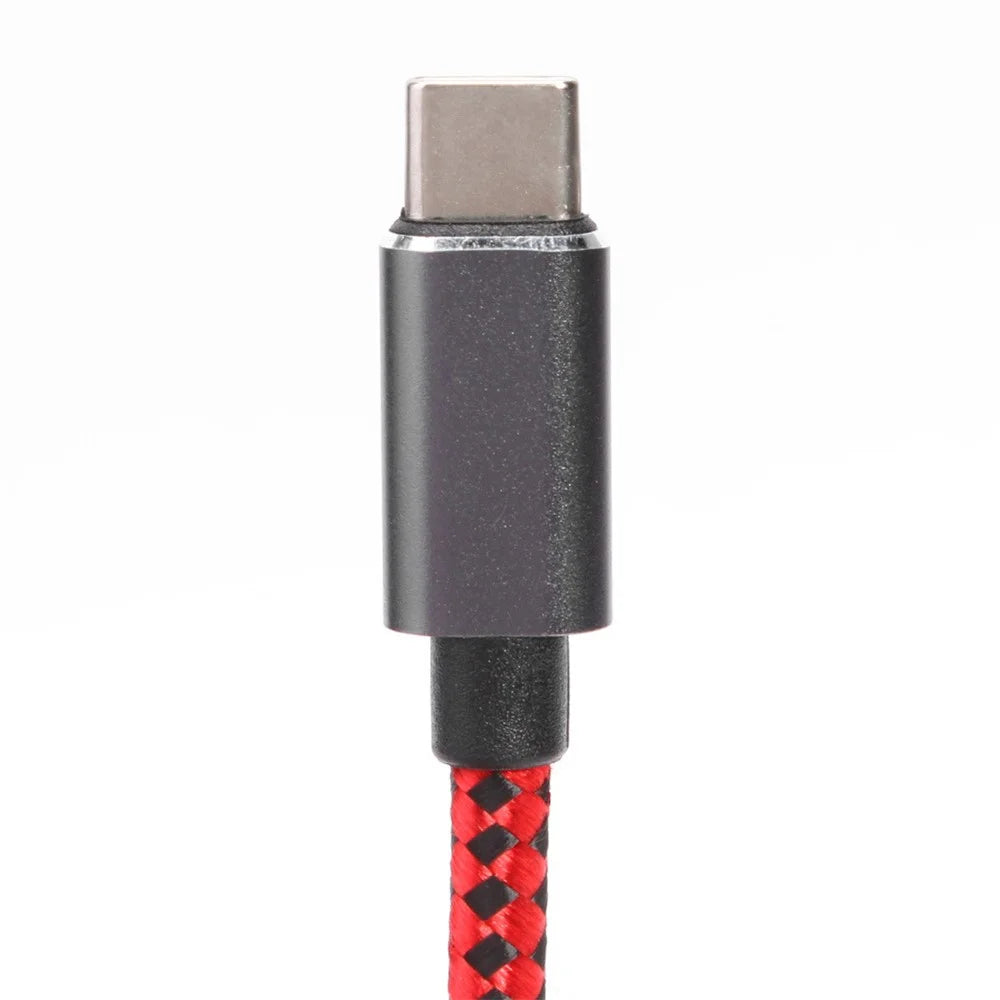 1m USB Type-C to 2 RCA Male Gold Plated Jack Audio Cable for Mobile Phone Tablet Connection to Speaker/Amplifier - 2