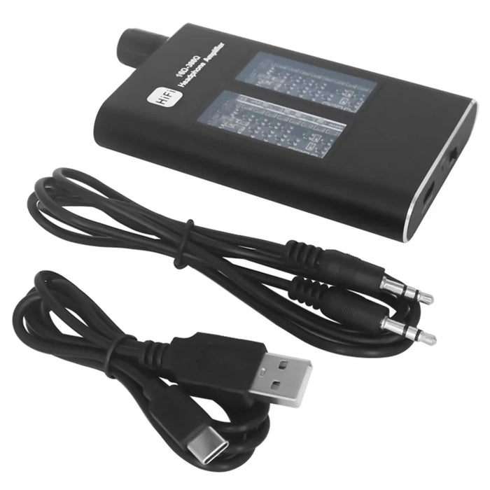 Headphone Amplifier Portable Amp 3.5mm Audio Rechargeable HiFi Earphone Headphone Amplifier with 97cm USB Cable - 7