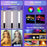 YB130 RGB LED Stick Fill Light Handheld Dimmable Video Light Wand Speedlight Photography Lamp with Light Barrier - 4