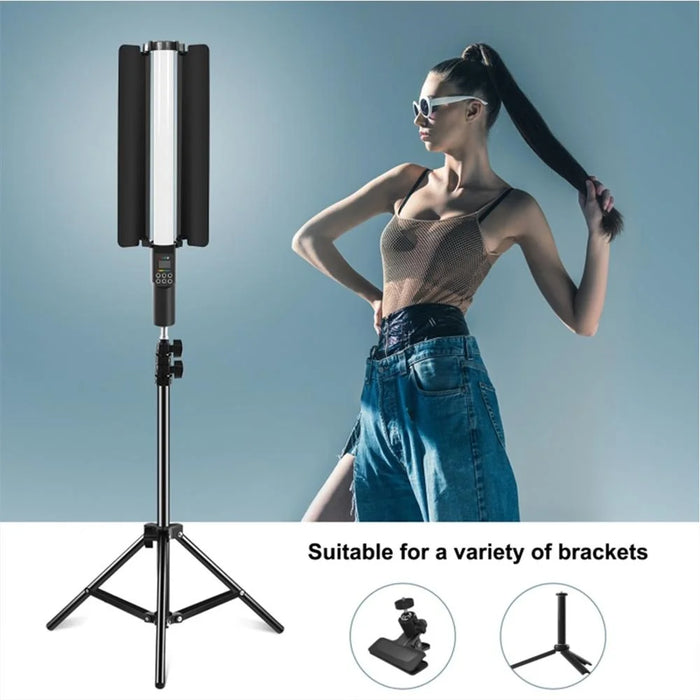 YB130 RGB LED Stick Fill Light Handheld Dimmable Video Light Wand Speedlight Photography Lamp with Light Barrier - 6