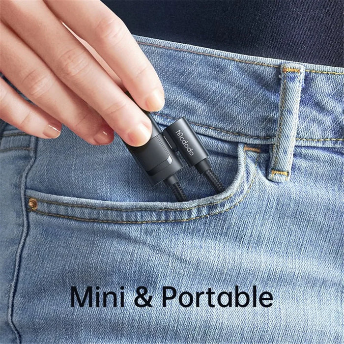 MCDODO CA-1880 MDD Type-C Male to Type-C+3.5mm Female Headphone Audio Connector Charging Adapter Cable - 6