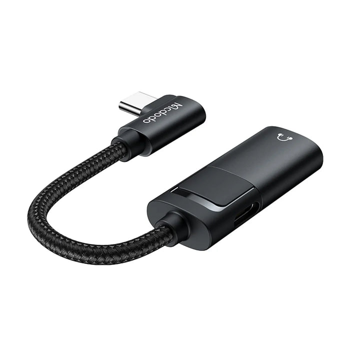 MCDODO CA-1880 MDD Type-C Male to Type-C+3.5mm Female Headphone Audio Connector Charging Adapter Cable - 7