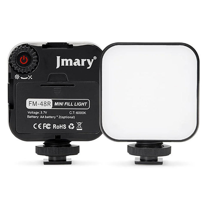 JMARY FM48R Portable Mini Camera Phone Fill Light Dimmable Photography LED Fill Light - 1