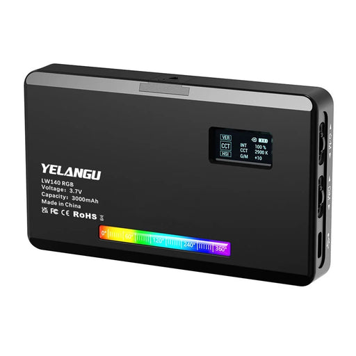 YELANGU LW140RGB Indoor Photography Square Fill Light LED Handheld Ambient Light - 1