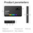 YELANGU LW140RGB Indoor Photography Square Fill Light LED Handheld Ambient Light - 7