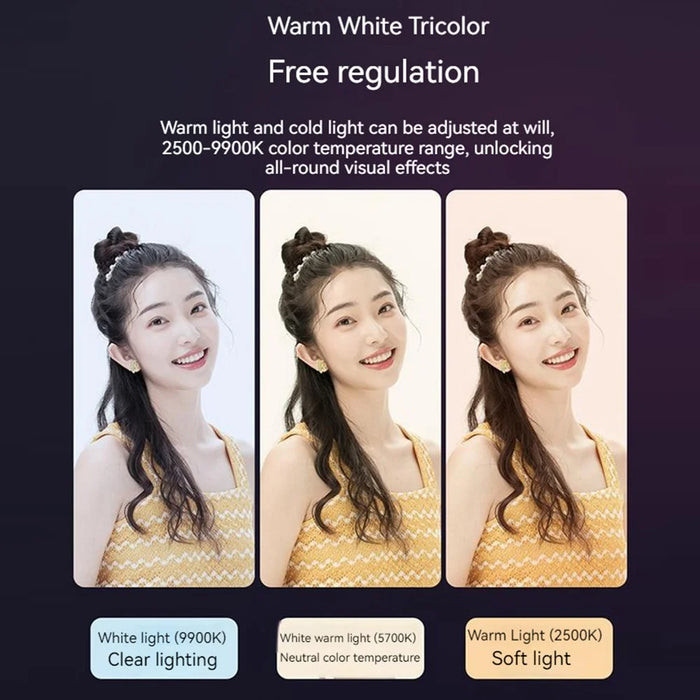 XIAOMIYOUPIN FUNSNAP Portable Pocket Full Color RGB LED Camera Lamp Live Video Photography Fill Light - 3