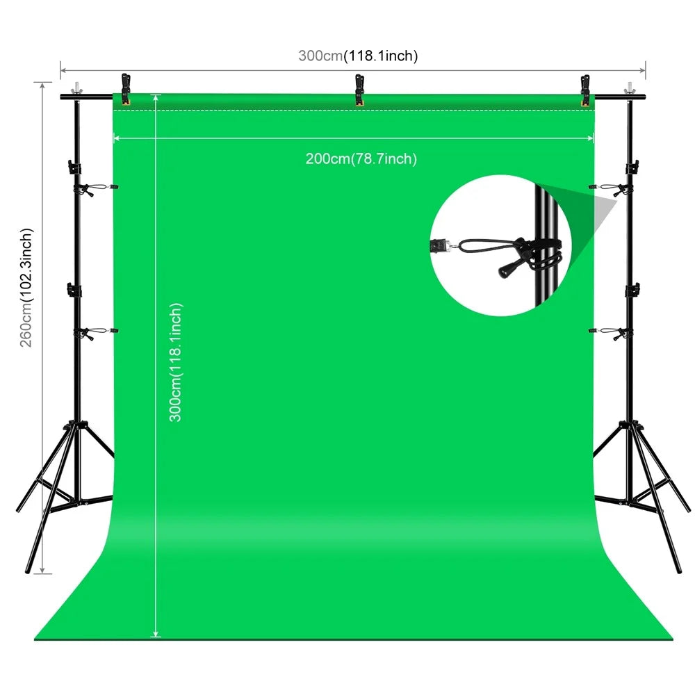 PULUZ PKT3112 Softlight Box Reflector Board Background Cloth Light Stand Photography Kit Set - EU Plug - 7