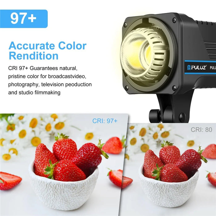PULUZ PKT3108 Photography Kit Set 3200K-5600K 120W Video Light with Softbox Remote Control Light Holder - AU Plug - 6