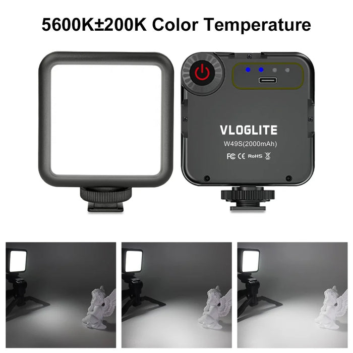 VLOGLITE W49S Mini Beauty Video Light Photography Live Streaming LED Fill Light - 4