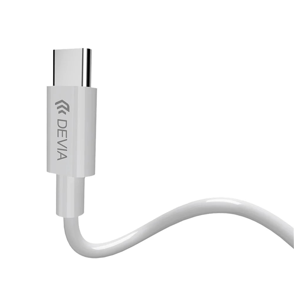 DEVIA Type-C Male to 3.5mm AUX Female Headphone Jack Adapter Cable Converter - 7