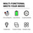 C05 200 Lumens Magnetic Mini Fill Light Three Color Dimmable Pocket Lamp - 2