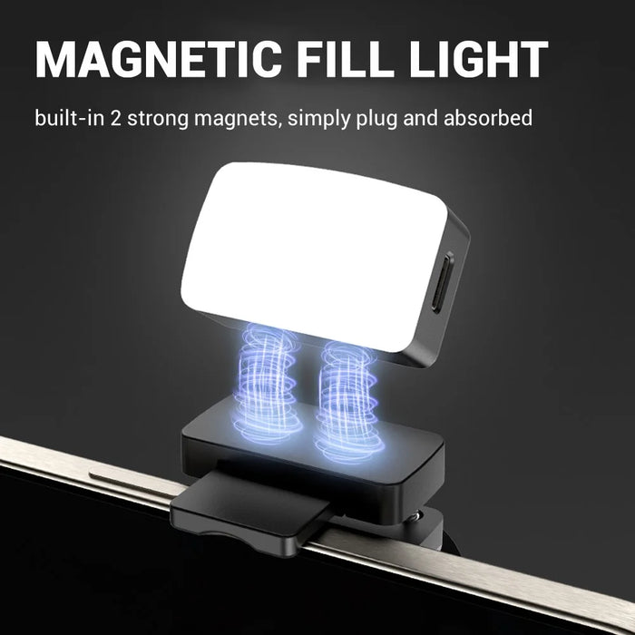 C05 200 Lumens Magnetic Mini Fill Light Three Color Dimmable Pocket Lamp - 6
