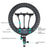 JMARY FM-14R 14-inch Live Streaming Ring Light Photography LED Fill Light - US Plug - 4