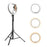 JMARY FM-536A 10-inch Ring Fill Light with Phone Clip + Bluetooth-compatible Shutter + Tripod - 1