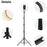 JMARY FM-536A 10-inch Ring Fill Light with Phone Clip + Bluetooth-compatible Shutter + Tripod - 2