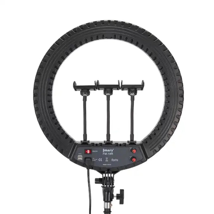 JMARY FM-18R 18-inch Photography Live Streaming Fill Light LED Beauty Ring Light - US Plug - 7