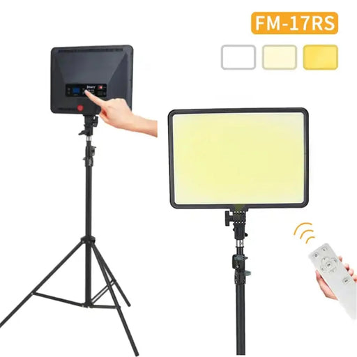 JMARY FM-17RS 17-inch Touch Control Dimmable LED Panel Light with Remote - EU Plug - 2
