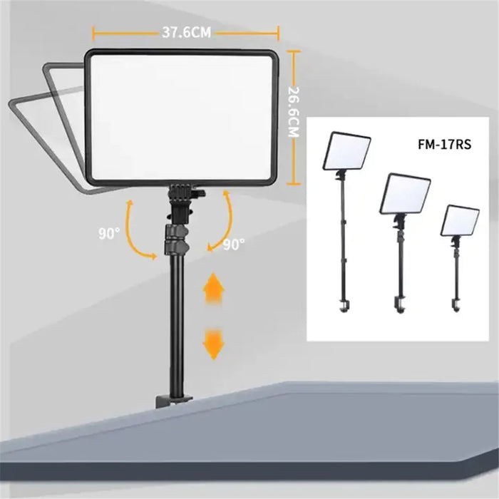 JMARY FM-17RS 17-inch Touch Control Dimmable LED Panel Light with Remote - EU Plug - 3