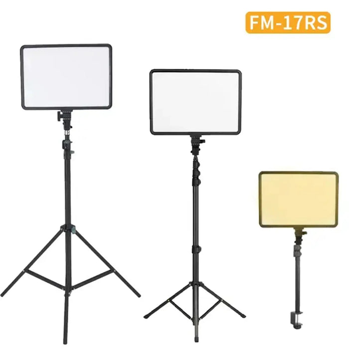 JMARY FM-17RS 17-inch Touch Control Dimmable LED Panel Light with Remote - EU Plug - 5