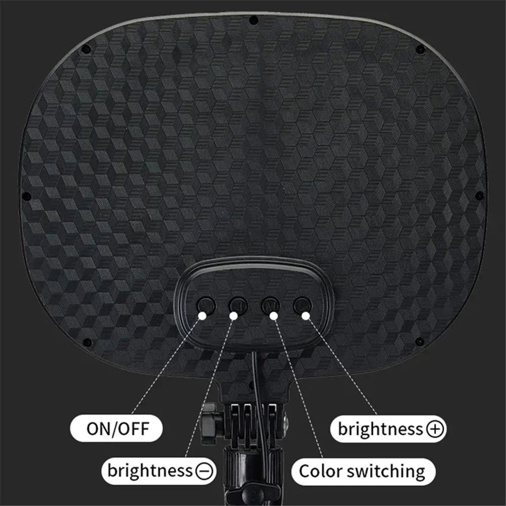 JMARY FM-58R Photography Fill Light 180-Degree Rotatable 9-inch LED Light for Live Streaming - 2