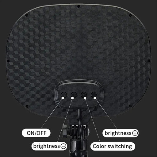 JMARY FM-58R Photography Fill Light 180-Degree Rotatable 9-inch LED Light for Live Streaming - 2