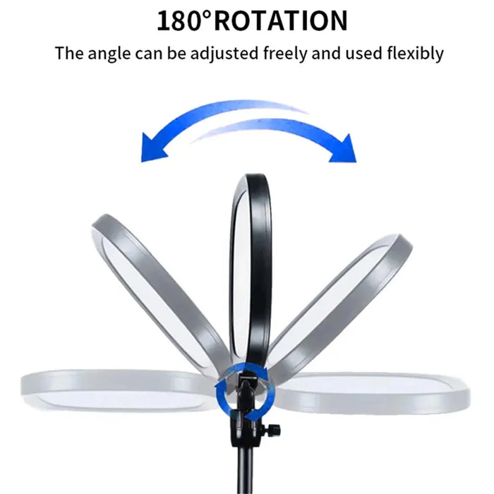 JMARY FM-58R Photography Fill Light 180-Degree Rotatable 9-inch LED Light for Live Streaming - 3