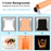 PULUZ PU5083 80W High Brightness LED Panel 80cm Photo Light Box with 3 Color Backgrounds - EU Plug - 6
