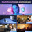 D01 Portable Mini Camera Phone RGB Fill Light Dimmable Photography LED Fill Light - 5