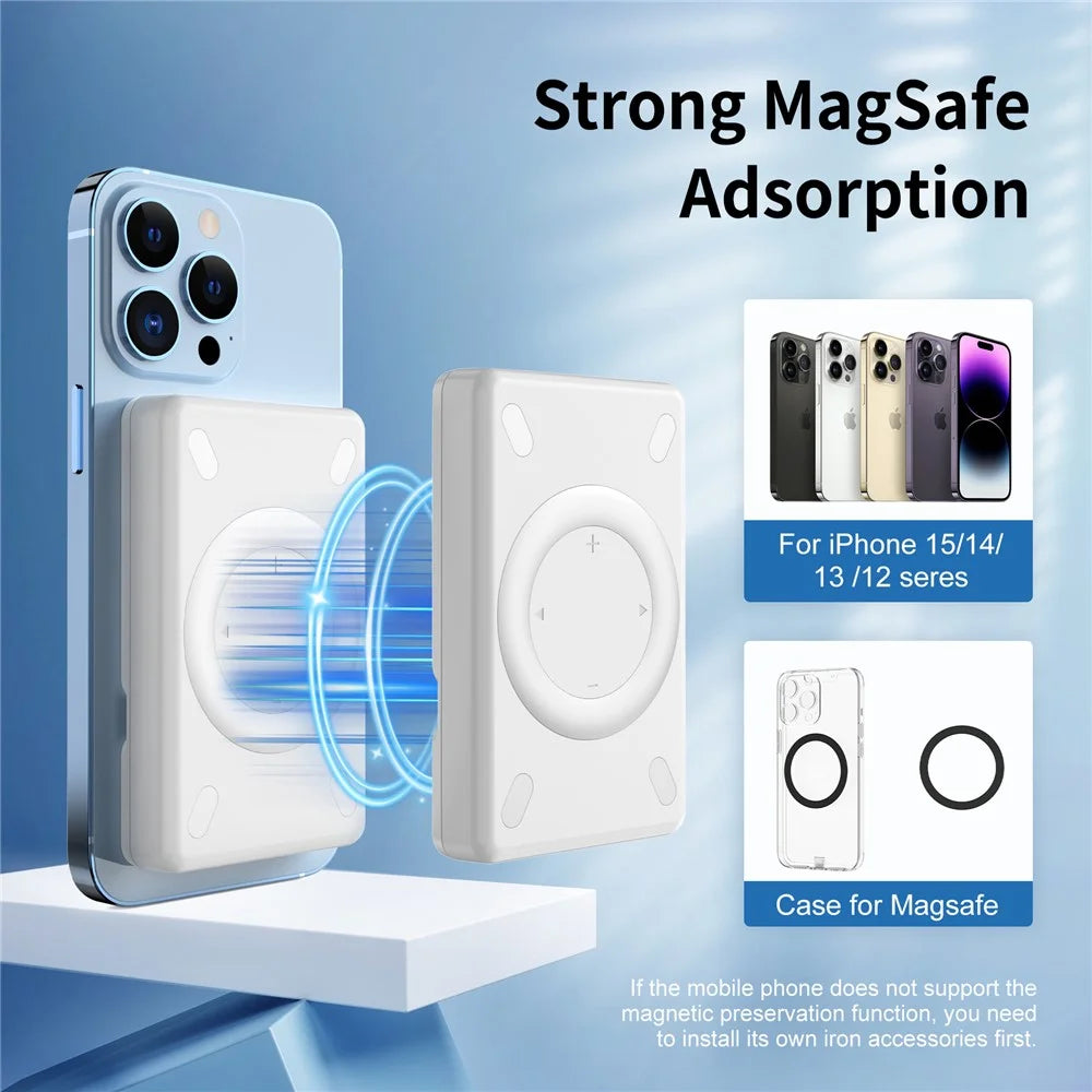 V17 Magnetic Phone Photography Lamp Wireless Charger Rechargeable Live Streaming RGB LED Fill Light - 4