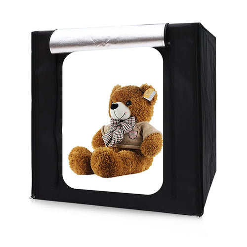 120cm Dimmable Lightbox Foldable Photography Box with 4Pcs LED Light Bar for Camera Phone Photo Shooting - EU Plug - 1