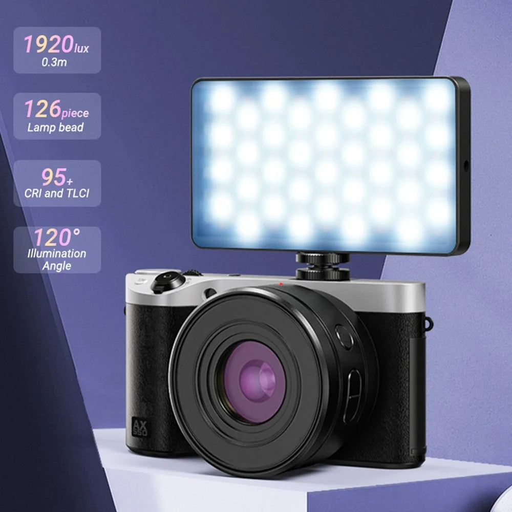 M1SE 0.96-inch TFT Screen Pocket Fill Light 12 Effects RGB Photography Lamp - 5