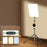 12 inch LED Video Light 2700-6500K Fill Light with Tripod Stand, Phone Holder 240 LED Panel Light - 1