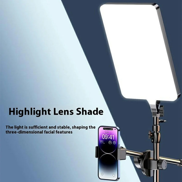 12 inch LED Video Light with Tripod Stand 2700-6500K Photography Studio Lighting for Video Film Recording - 4