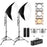 2 Set Softbox Lighting Kit Octagon Box Studio Photography Portrait Continuous Light Equipment - US Plug - 1