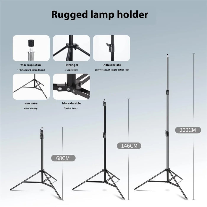 2 Set Softbox Lighting Kit Octagon Box Studio Photography Portrait Continuous Light Equipment - US Plug - 5