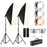2 Sets Photography Studio Lights 3 Color Temperature 5070 LED Softbox Lighting Kit with Remote Controller - US Plug - 1