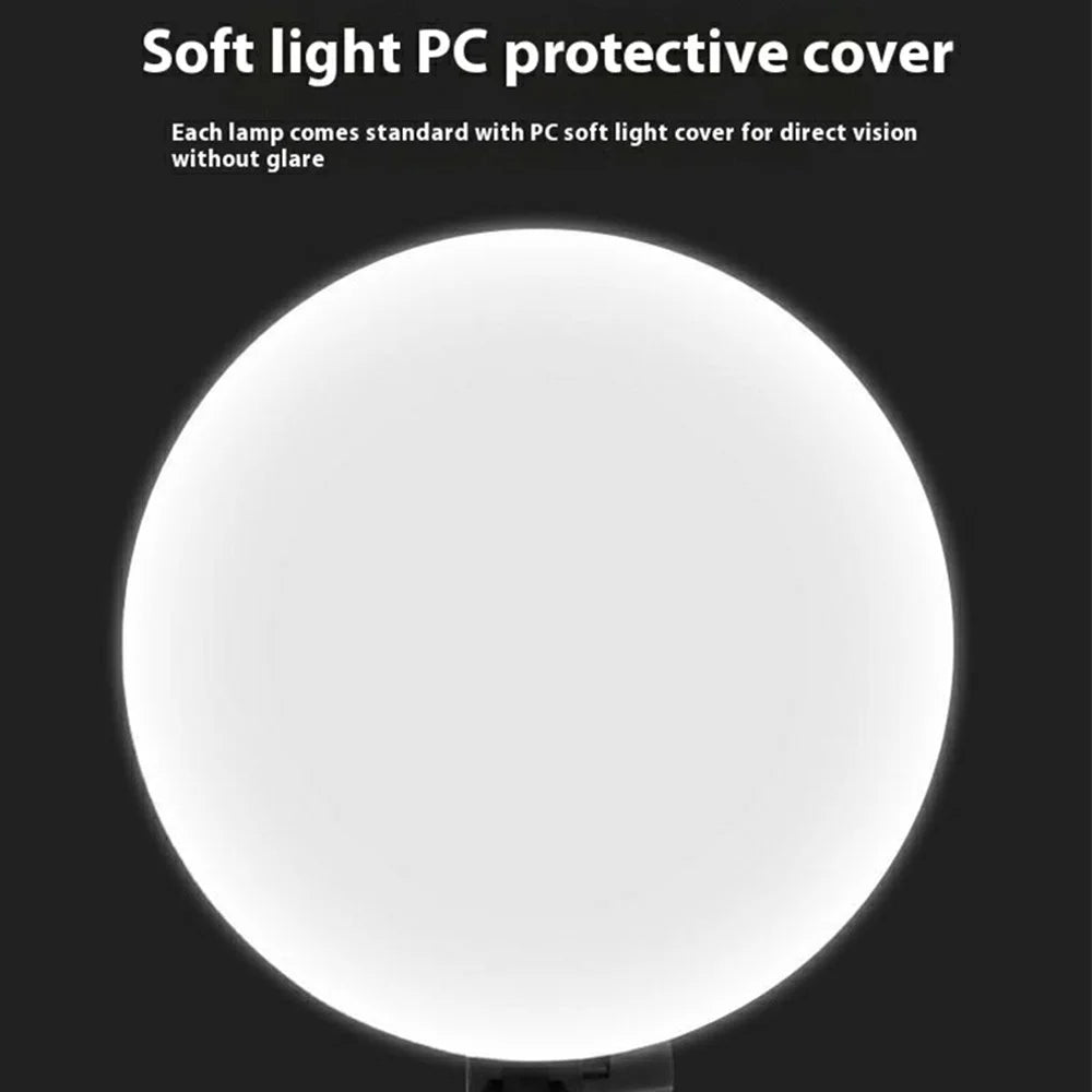 2 Sets 80W LED Softbox Photography Lighting 3 Color Temperature Short Handle Manual Control LED Video Light Kit - US Plug - 6