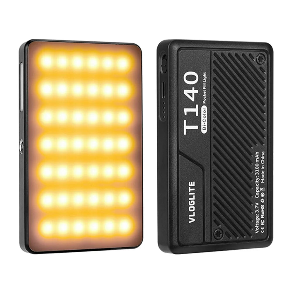 T140 Camera Phone Tablet Video Light with Phone Clip Soft Light Fill Light Selfie Light for Photography - 1