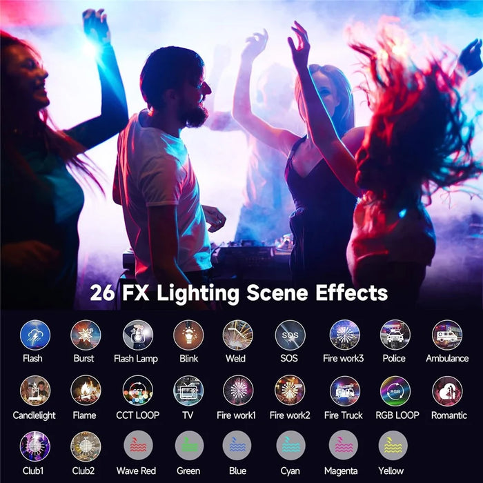 WEEYLITE S03 Portable RGB LED Video Light Full Color Photography Fill Light for Live Streaming / Outdoor Shooting - Blue - 5
