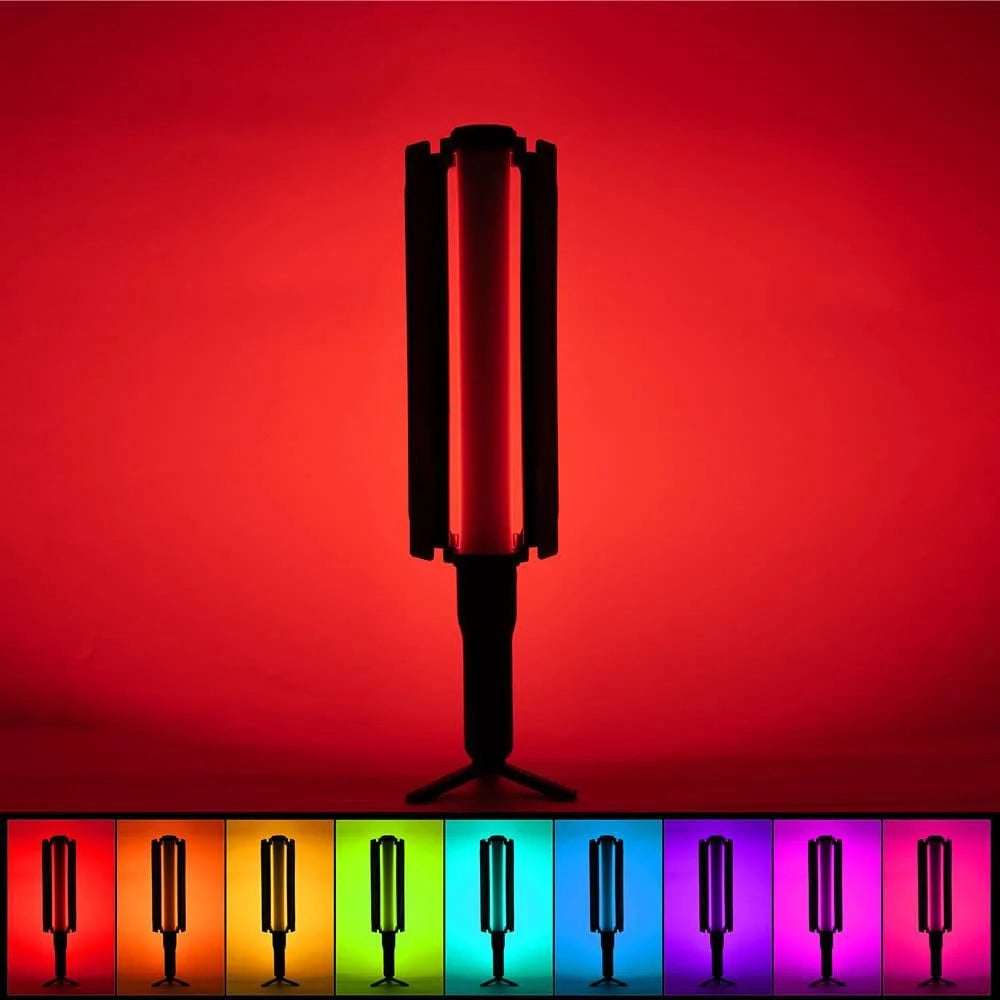 VILTROX H18 Portable 18W RGB LED Video Light APP Control Dual Sided Full Color Light Bar for Live Streaming - US Plug - 2