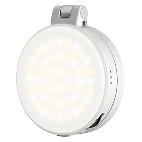 VRIG FD-04 Magnetic Ring Light for Smartphones 360 Degree Rotatable Selfie Fill Lamp with Mirror - White - 1
