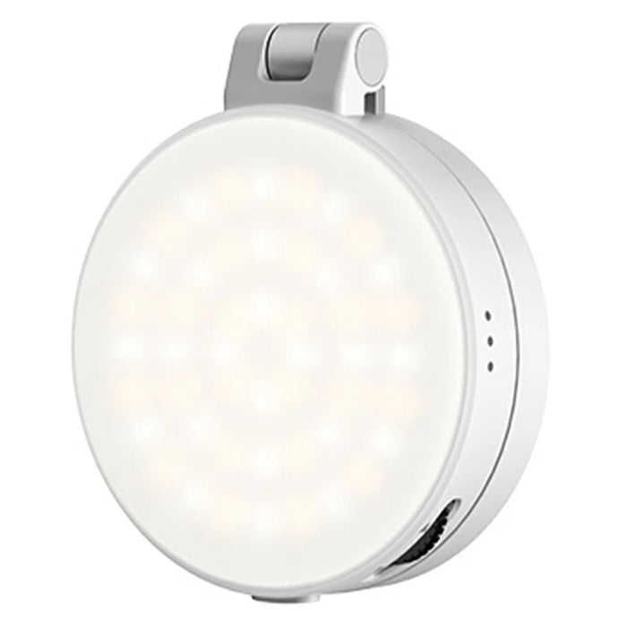 VRIG FD-04 Magnetic Ring Light for Smartphones 360 Degree Rotatable Selfie Fill Lamp with Mirror - White - 1