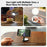 VRIG FD-04 Magnetic Ring Light for Smartphones 360 Degree Rotatable Selfie Fill Lamp with Mirror - White - 3