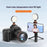 VRIG FD-05 Camera Smartphone Cold Shoe LED Video Light Rotatable Adjustable Color Temperature Fill Light - 4