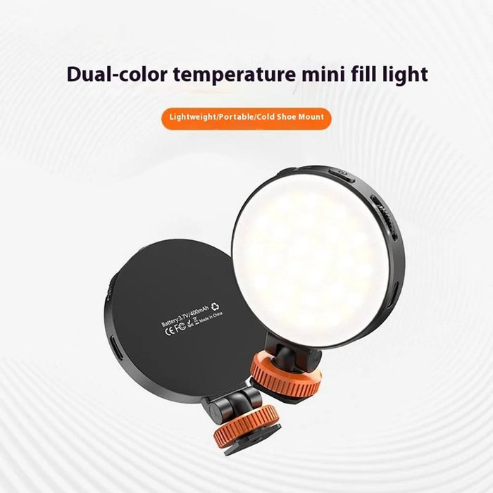VRIG FD-05 Camera Smartphone Cold Shoe LED Video Light Rotatable Adjustable Color Temperature Fill Light - 5