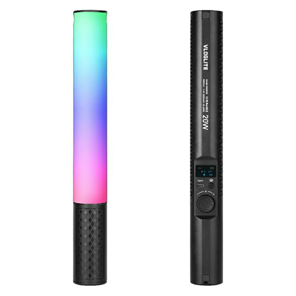 VLOGLITE B20RGB Handheld RGB Photography Light Stick 20 Modes 1800K - 9000K Magnetic LED Fill Light - 1
