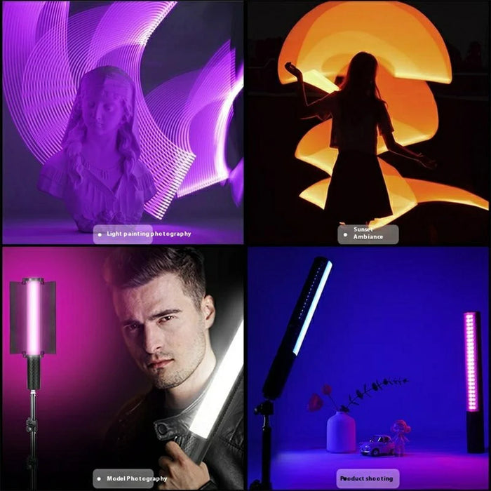 VLOGLITE B20RGB Handheld RGB Photography Light Stick 20 Modes 1800K - 9000K Magnetic LED Fill Light - 3